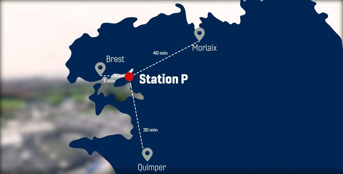 Localisation Station P Brest Quimper Morlaix